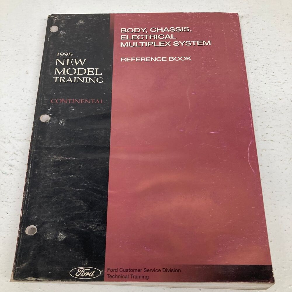 1995 Lincoln Continental New Model Training Reference Book Electrical Multiplex